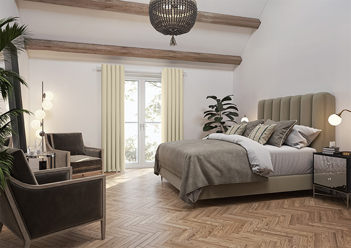 Kyoto Faux Silk, Sand - Made to Measure Curtains - Image 8